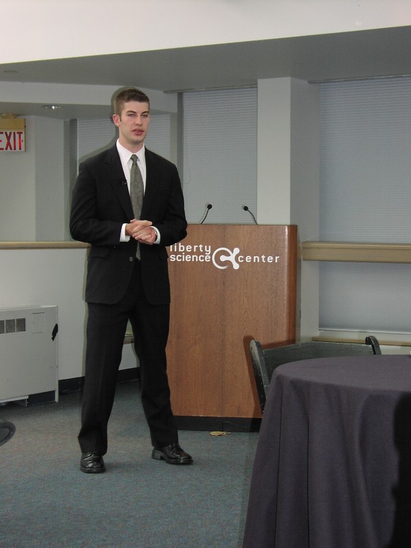 Patrick Farrelly Presents at Liberty Science Center