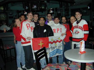 Group Picture with Flag