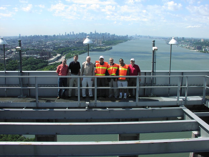 RCNJ atop the George Washington Bridge