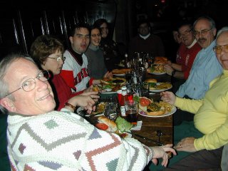 The Big Table at the Pre-game Dinner